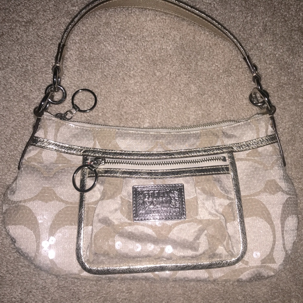 Special Edition Sequin Coach handbag
